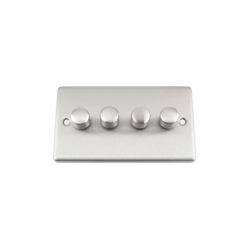 A5 Light Dimmer Switch 4 Gang 400W (Max) - Satin