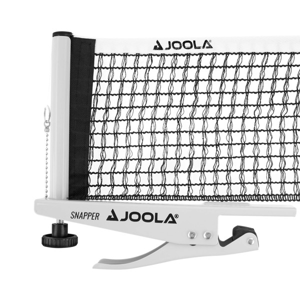 JOOLA Snapper Professional Table Tennis Net and Post Set - Portable and Easy Setup 72" Regulation Size Ping Pong Spring Activated Clamp Net