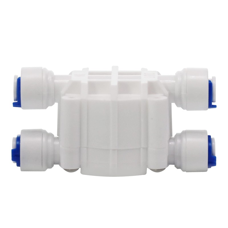 DIGITEN 1/4" Automatic Shut-Off Valve with Quick-Connect Fittings For RO