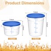 Wenqik 4 Pcs Food Storage Container with Lids Set Proof