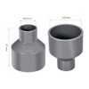 sourcing map PVC DWV Pipe Connector Hose Adapter Pipe Screw