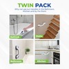 Easycare Suction Grab Rail Handles for Bathroom Set of 2