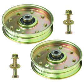 BOSFLAG 2 Pack 756-1229 Pulley Replaces Cub Cadet 756-1229 Idler Pulley, Cub Cadet 01004081 Pulley, 02005077, 7023966YP, 93-1622 for Cub Cadet Z Force 44, Z Force 48, Z Force 50, Z Force 60 Tractors