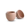 Cooee Design Ceramic Bonbonniere in Café au Lait-Shell, Handmade, Dimensions: