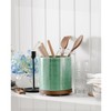 Utensil Holder, 360° Rotating Extra Large Ceramic Kitchen Utensil Holder