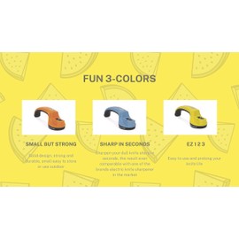 Master Grade Heavy Duty Tungsten Manual Knife Sharpener, Knife Sharpeners for Kitchen Knives (Orange)