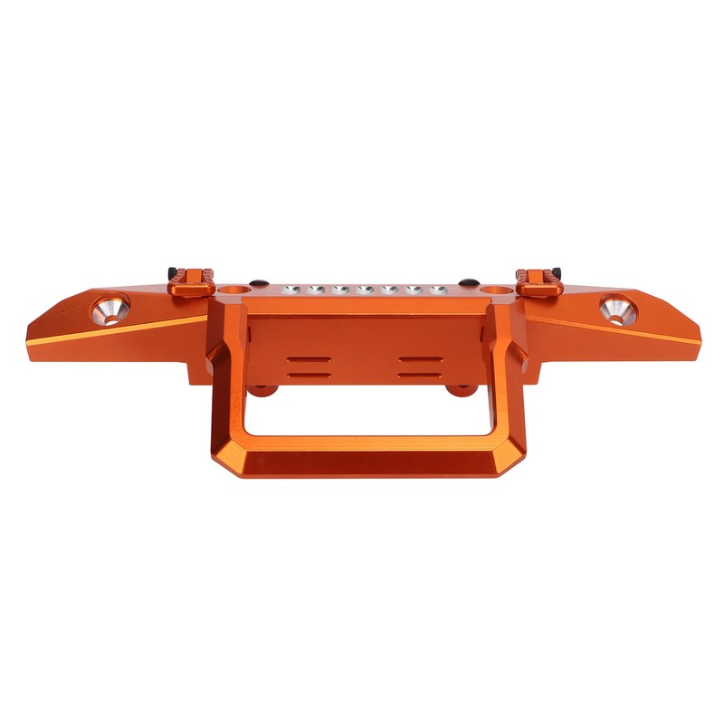 Aluminum Alloy Front Bumper RC Car Upgrade Accessory with LED