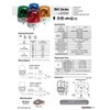 AVG-10-R, Beacon rotating light, 135mm red lens, Stud Mount, Incandescent