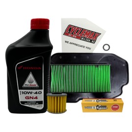 Cyclemax Standard GN4 10W-40 Tune-Up Kit compatible with 2021-2025 Honda Trail 125 CT125