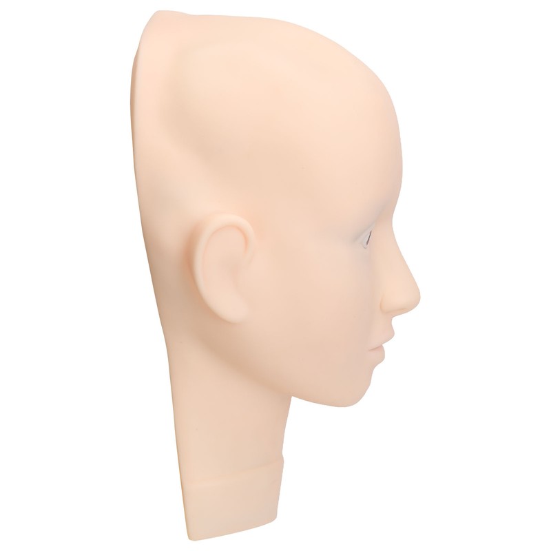 Lash Mannequin Head Safe Soft Silicone High Simulation Makeup Practice
