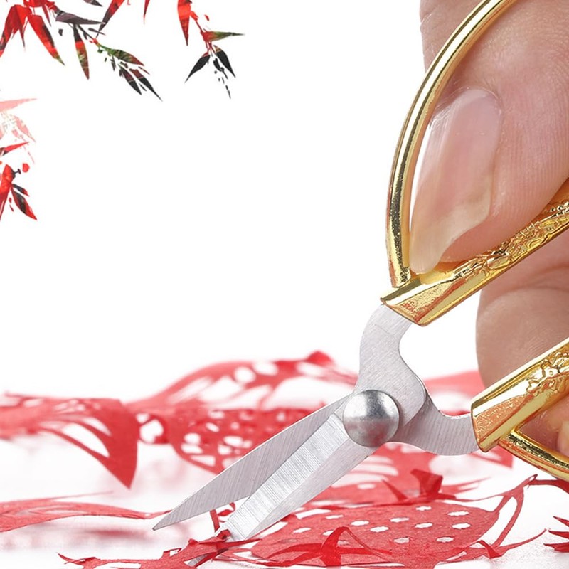 Aesosor 3.3-inch Small Sewing Embroidery Scissors, Stainless Steel Little Scissors