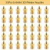 TUPARKA 40Pcs 0.4mm Ender 3 Nozzle Kit 3D Printer Nozzles