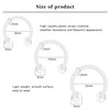 LAURITAMI Piercing Plastic Lip Piercing Stud Labret Ring Retainer Set