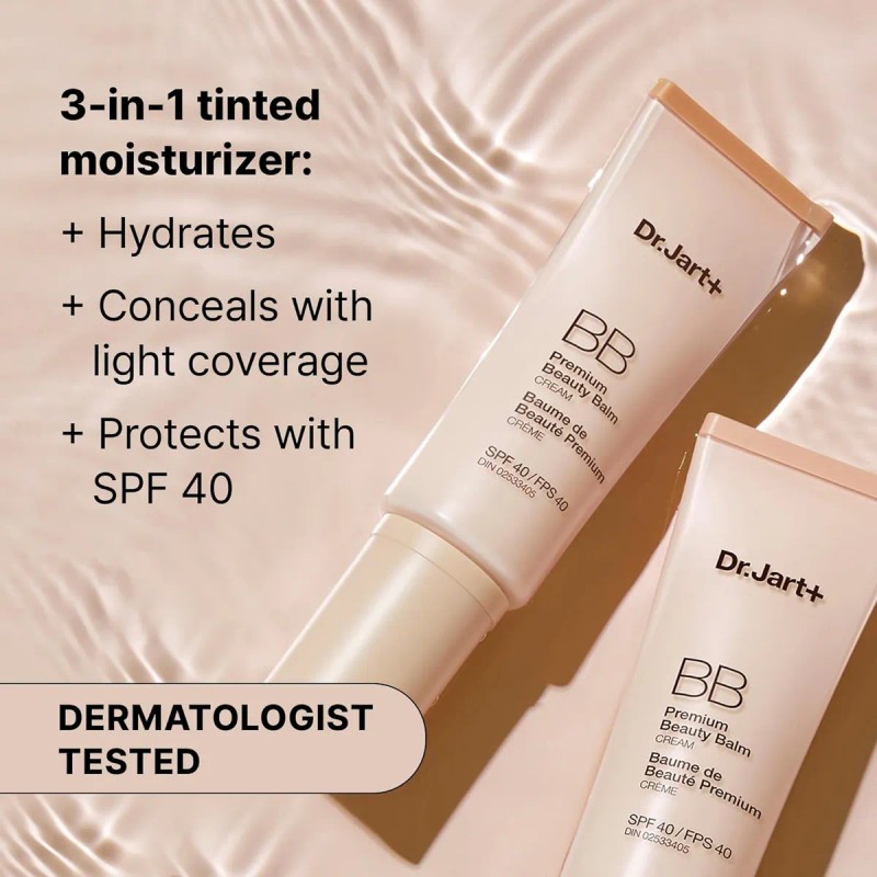 Dr.jart+ Crema Hidratante Tintada Bb Premium Con Spf 40 Y