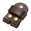 QUARKZMAN Leather Belt Pin Buckle with Rivets 35 mm Belt