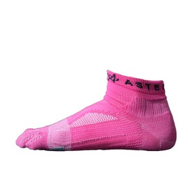 ASTEN Running Socks, 5 Toe Socks, Men's, Women's, Ankle Socks, Short Socks, Orange, Pink, Black, Blue, Pink