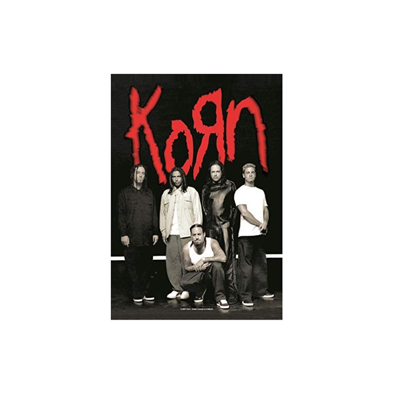 Heart Rock Flag Original Korn Hanger, Fabric, Multicoloured, 110 x