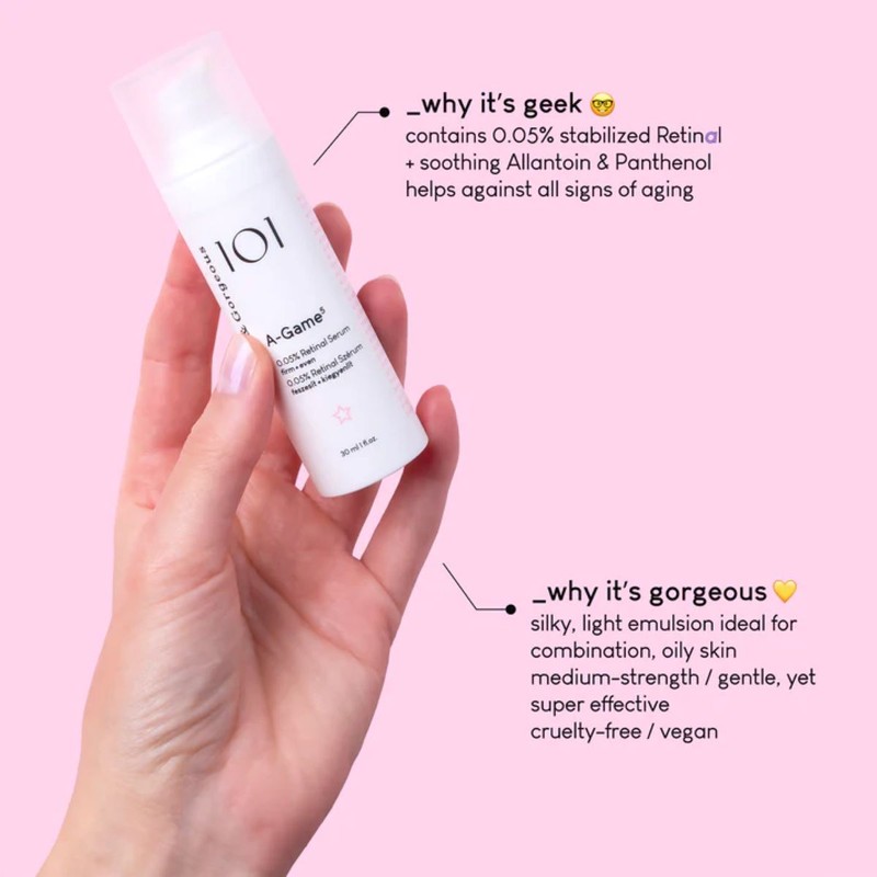 Geek & Gorgeous A-Game 5 0.05% Retinal Serum