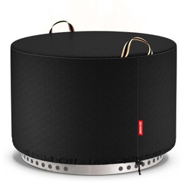 QH.HOME Fire Pit Cover Round for Solo Stove Yukon 27", Waterproof Smokeless Fire Pit Cover, 600D Strong Tear Resistant, Fits for Gas/Table/Bowl Fire pits - 28" D X 17" H