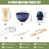6 Pcs Matcha Kit Elegant Matcha Tea Set with Whisk
