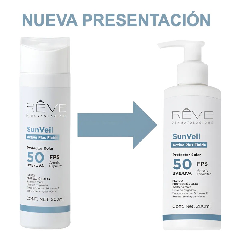 Reve Sunveil Active Plus Fluido Fps50 200 Ml