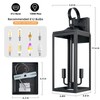 OKELI Outdoor Wall Lighting Fixtures Sconce, Front Porch Light Outdoor,
