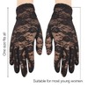 [Getrays] Short Length Elegant Lace Gloves for Women, Beige Flower