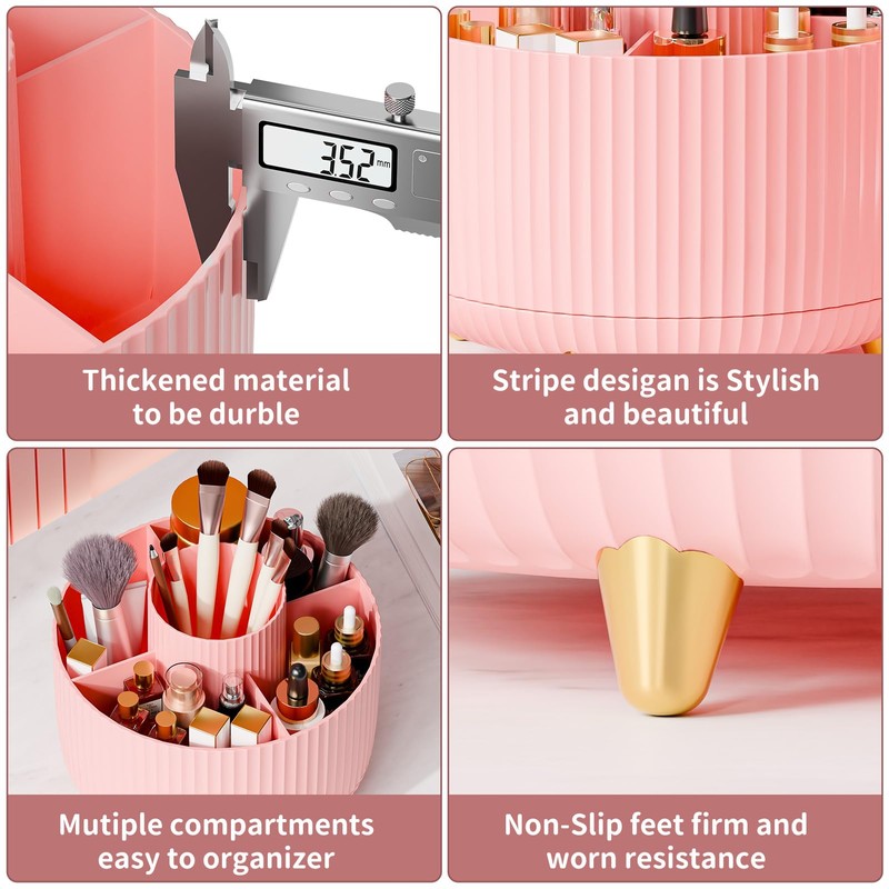 VERSAINSECT eup Brush Holder Organizer, Makeup Organizer Countertop, Makeup organization