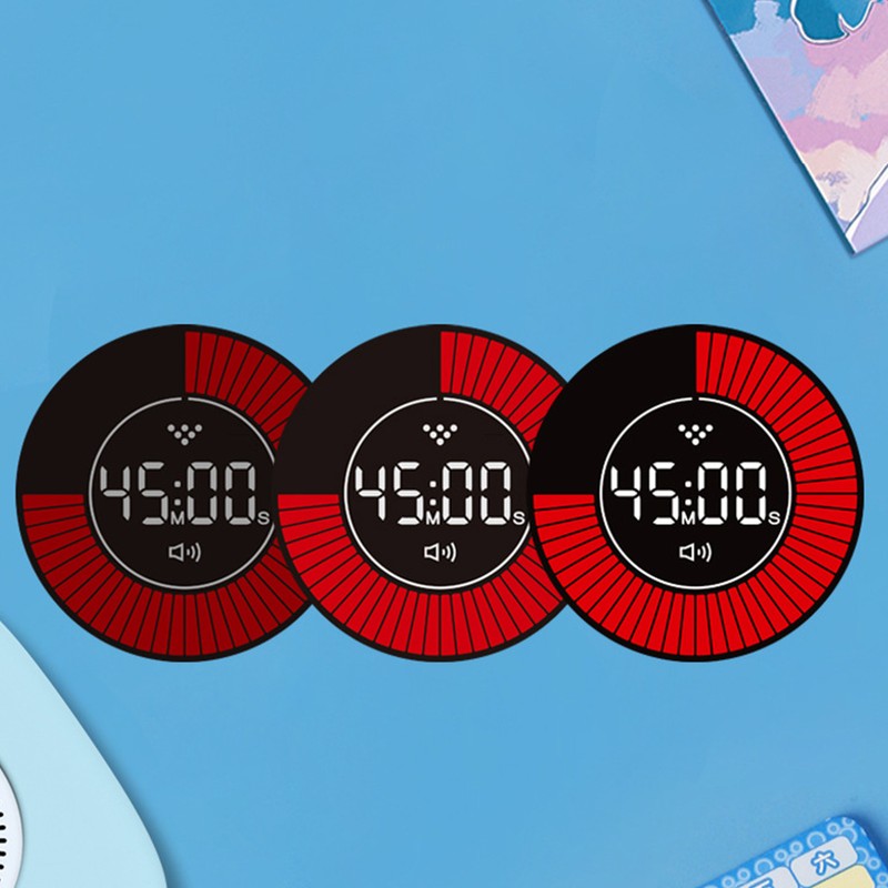 Digital Visual Timer Rechargeable 60 Minute Countdown Kids Study Desk