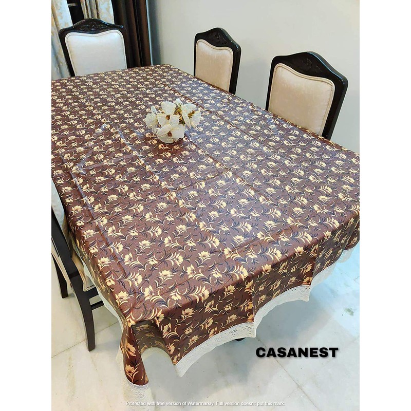 CASA-NEST PVC Plastic Rectangular Printed Center Waterproof Easy to Clean