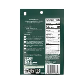 Simply Organic Chimichurri Marinade Mix, Vegan Friendly, Kosher, USDA Certified Organic, Gluten Free & Non-GMO, 0.71 Ounce (Pack of 12)