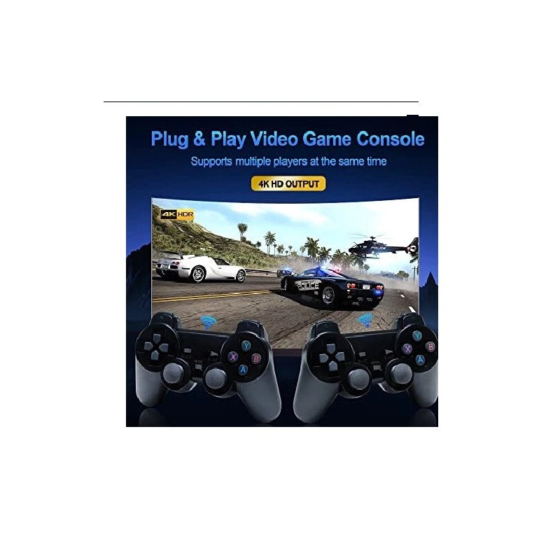 Ampown Retro GD10 30000+ Games 4K HDMI Plug/Play 2 Wireless