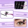 Individual Cluster Lashes D Curl Lash Clusters Effect Mixed Natural