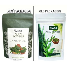 Raslok Neem Powder |100% Pure and Natural Neem Powder | Very Bitter Neem Supplement for Skin,Hair and Detox (8 oz)