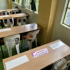 Name Tag Sleeves for Student Desks - Classroom Adhesive Pockets No Residue Durable Self-Stick Clear Cover Protector Plastic Holder Name Plate Transparent Pouch Vinyl Sticky 30 Pc 12" X 4" PamilyIstor