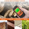 Wood Moisture Meter LCD Display Handheld Multifunctional Double Protection Moisture
