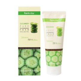 Farmstay Pure Cleansing Foam Cucumber 180ml / 팜스테이 퓨어 클렌징폼 오이 180ml