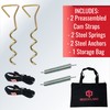 Beech Lane Heavy Duty Pre-Assembled RV Awning Anchor Kit, Sturdy