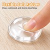 Clear Soft Rubber Door Knob Wall Protector for Wall Protection