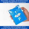 Parking Disc with Suction Cups, Pack of 2 in Blue,