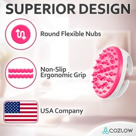 COZLOW Cellulite Massage Scrubber - Premium Anti-Cellulite Massager for Thighs, Legs & Buttocks - Target Fat Pockets for Firm, Smooth Skin - Fascia Massage Tool for Lymphatic Drainage
