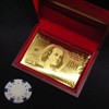 RedBeryl Gold Plastic Playing Cards with Exclusive Case, Gold (GOLD