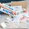 Watercolour Paper Pad 300GSM, A5 Cotton Watercolour Sketchbook 30 Sheets