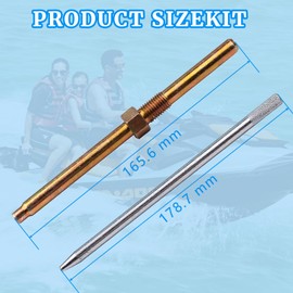 Crank Cam Shaft Locking Tool Kit Compatible with Sea-Doo 4-Tec GTX RXP RXT GTR GTI 1503 4TECs Seadoo Boat Pusher Removal Install Tool Steering and Reverse Cable Lock Nut 2 Pcs