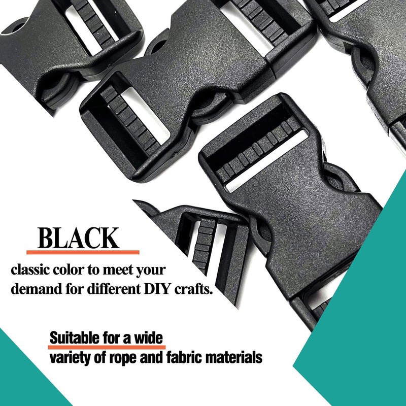 honigo Quick Side Release Buckles 1" Wide 3 Pcs Dual