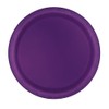 Unique 3305EU Eco-Friendly Paper Plates-23 cm-Deep Purple Colour-8 Count (Pack