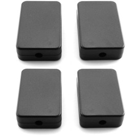 DGZZI Electrical Junction Box 4PCS Electric Plastic Black Waterproof Project Junction Case 2.16x1.38x0.59 inches(55x35x15mm)
