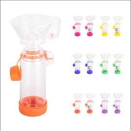 Soft Silicone Spacers for Adults and Kids - Fun and Colorful Nessi OTC Spacer (Kids-Orange)