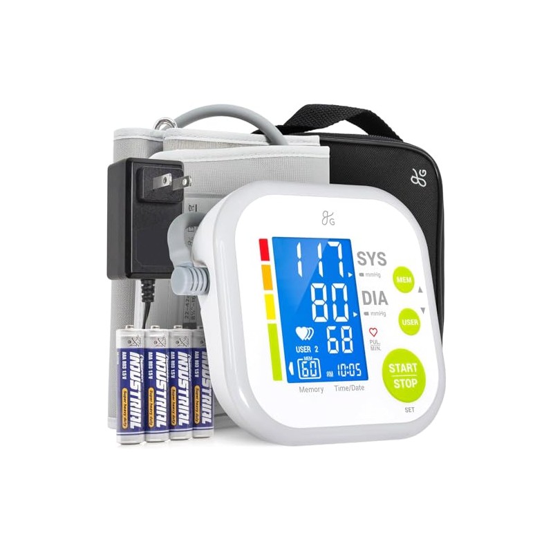 Greater Goods Upper Arm Blood Pressure Monitor for Home Use