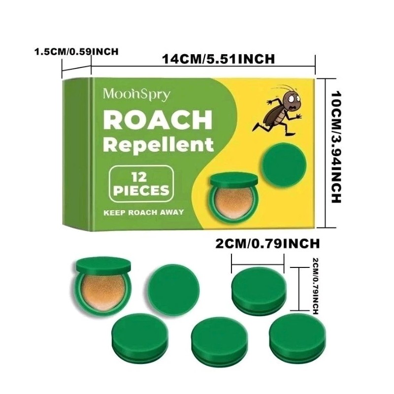 Moonspry Roach Repellent, Domestic Dormitory Kitchen Powerful Cleaning Cockroach